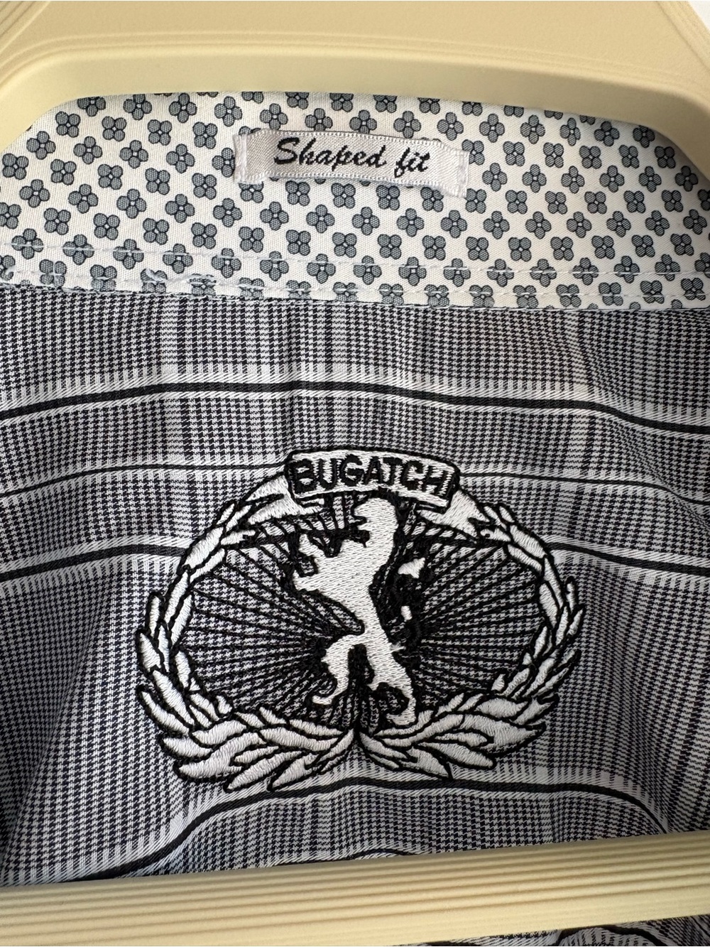 Bugatchi Grey Plaid Dress Shirt - Picture 4 of 13